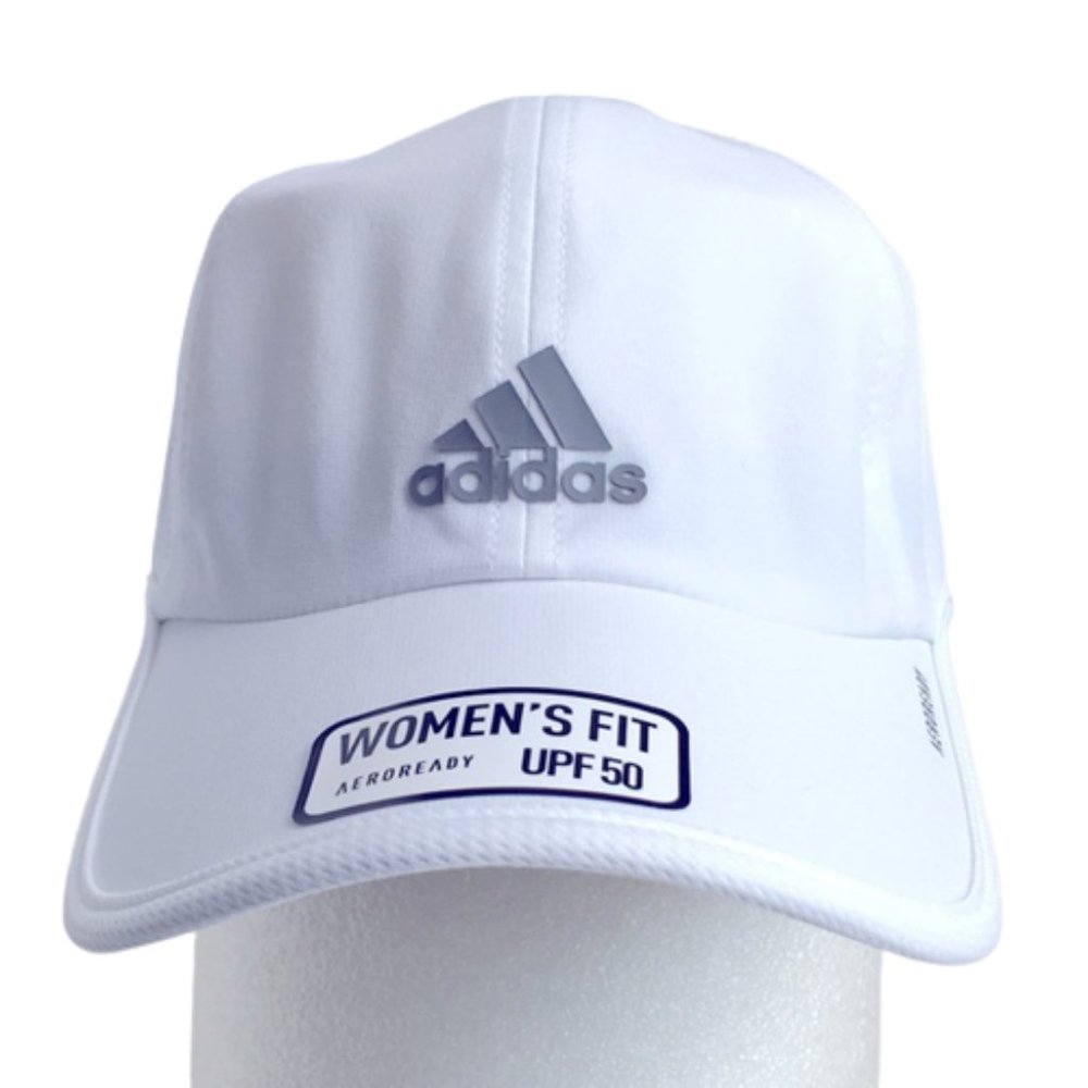 Adidas Women's  Relaxed Fit Performance Hat Color White